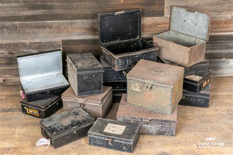 salvage metal boxes pinterest